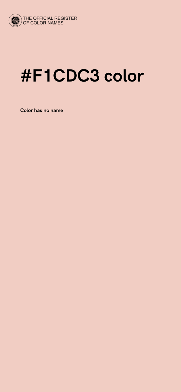 #F1CDC3 color image