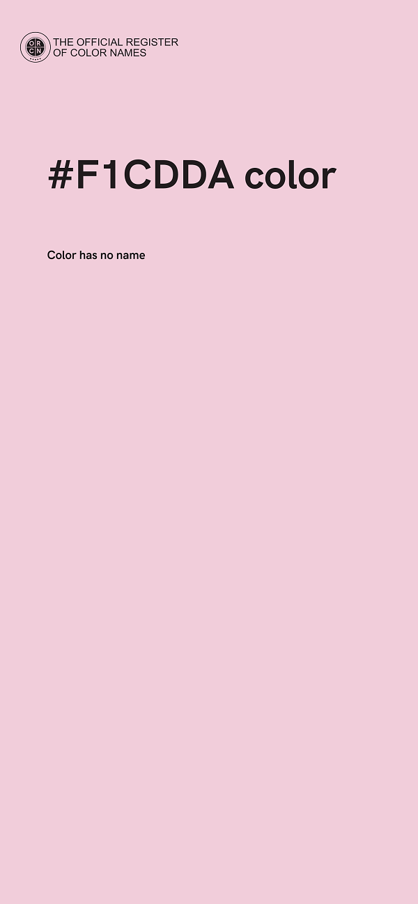 #F1CDDA color image