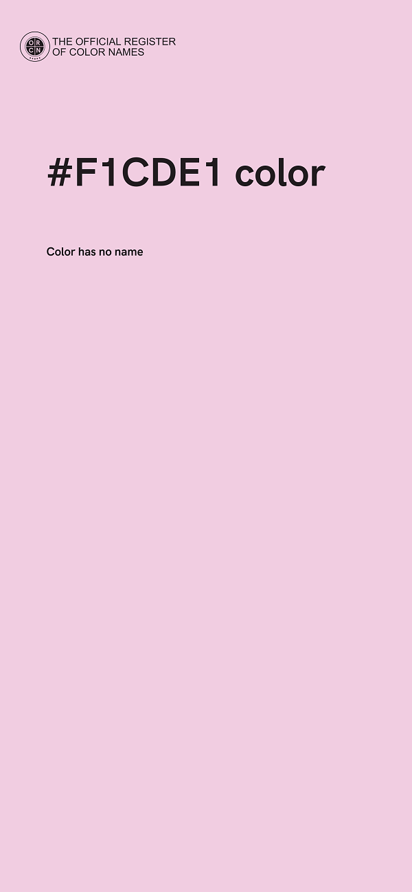 #F1CDE1 color image