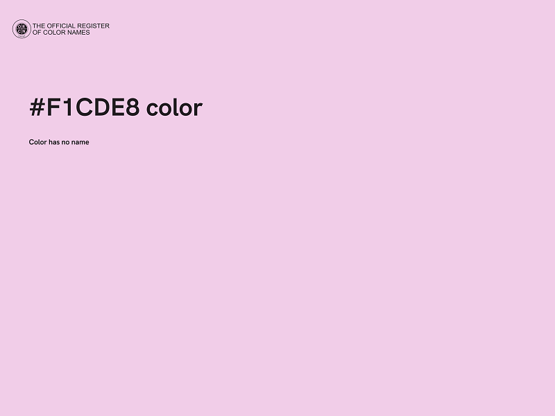 #F1CDE8 color image