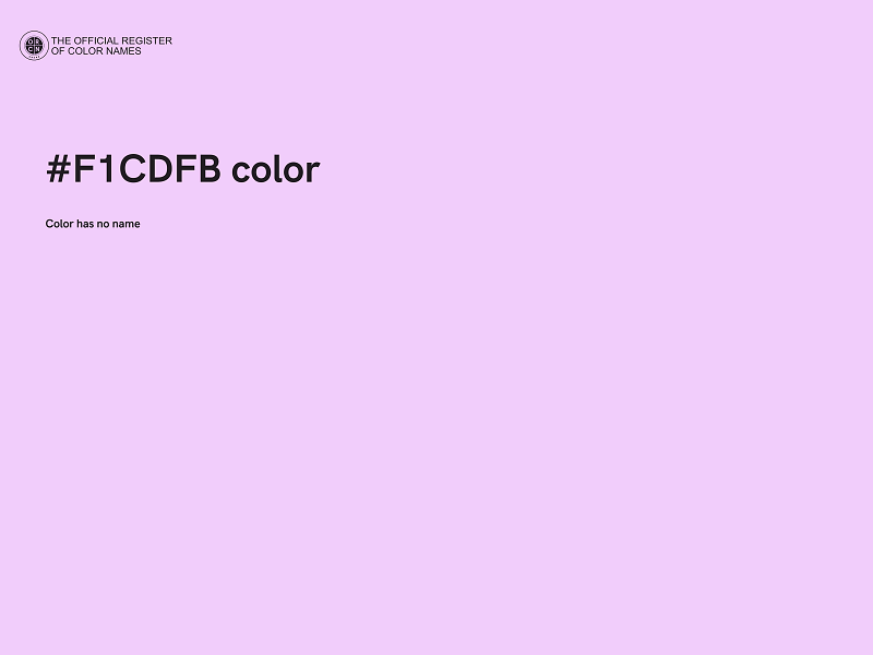 #F1CDFB color image