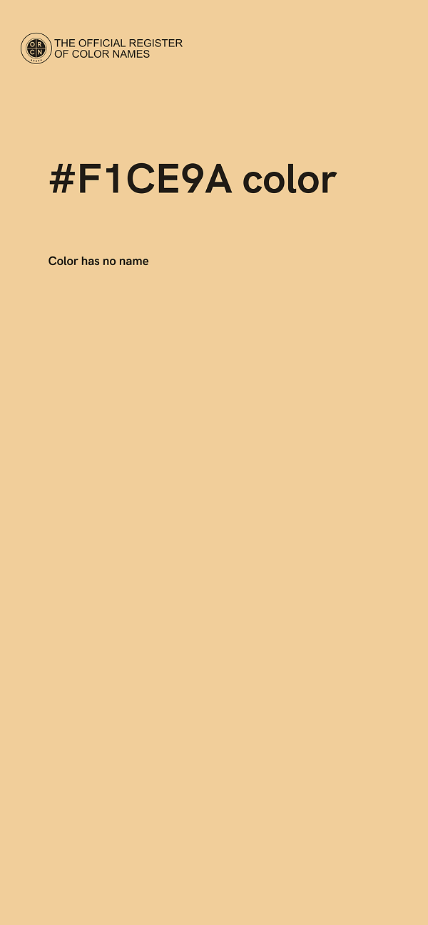 #F1CE9A color image