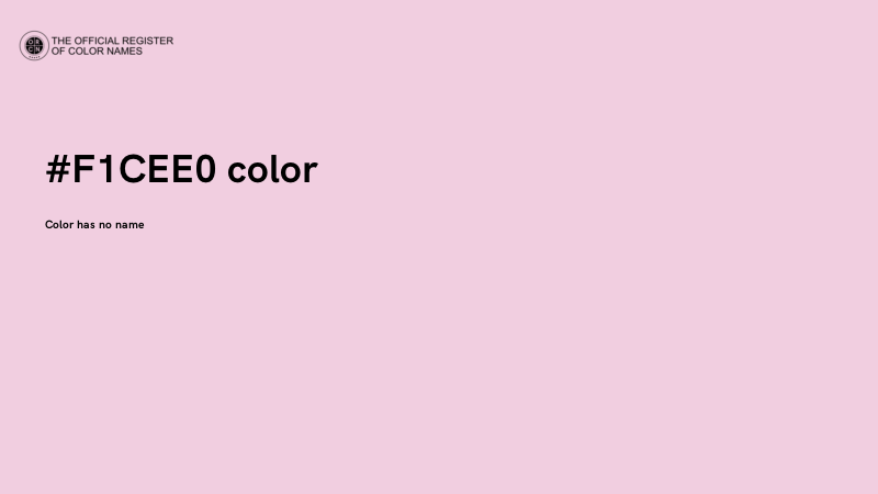#F1CEE0 color image
