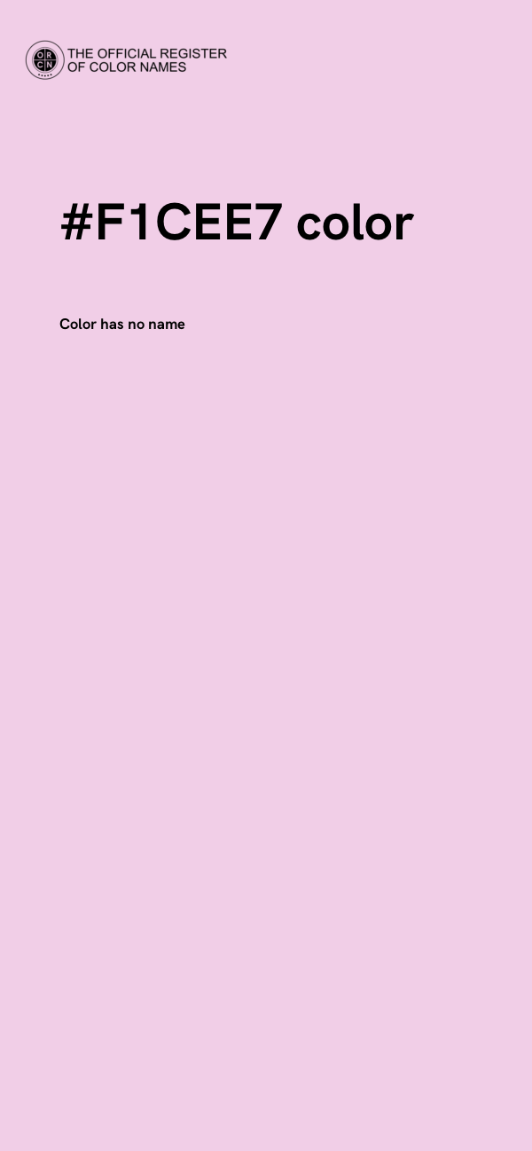 #F1CEE7 color image