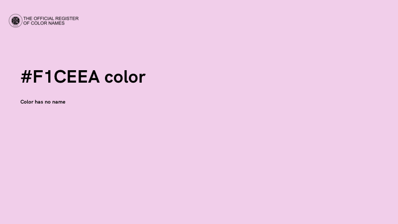 #F1CEEA color image