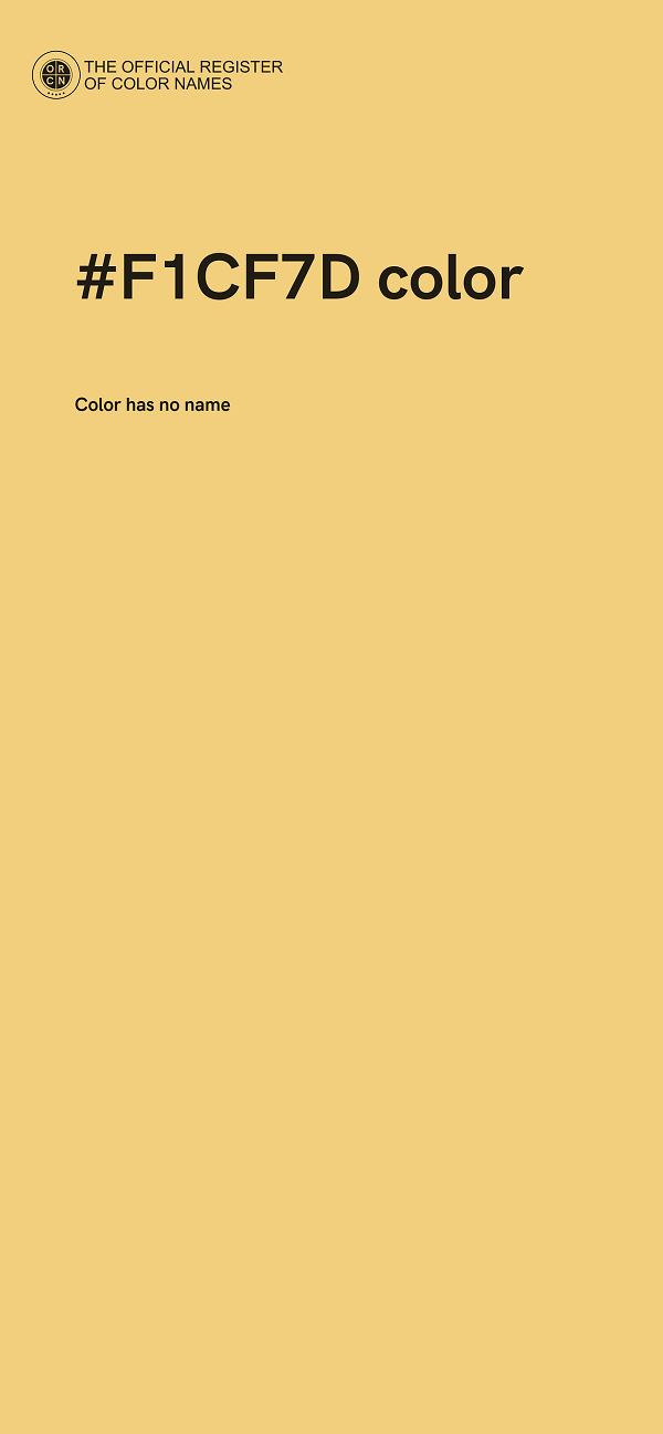 #F1CF7D color image