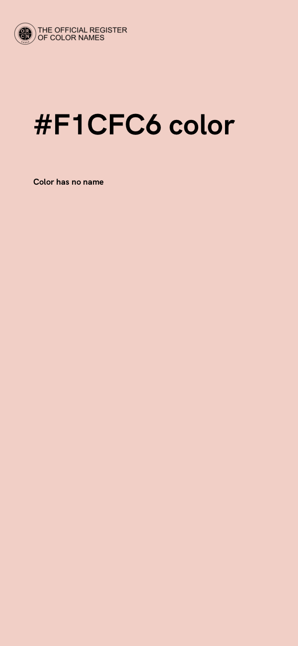 #F1CFC6 color image