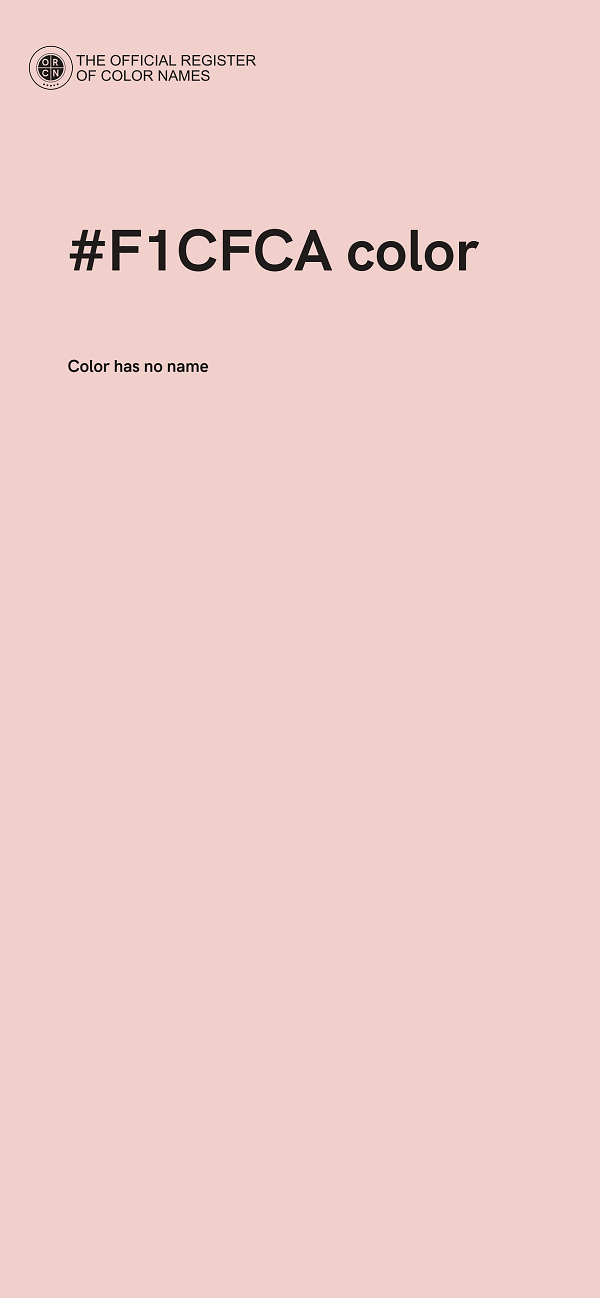 #F1CFCA color image