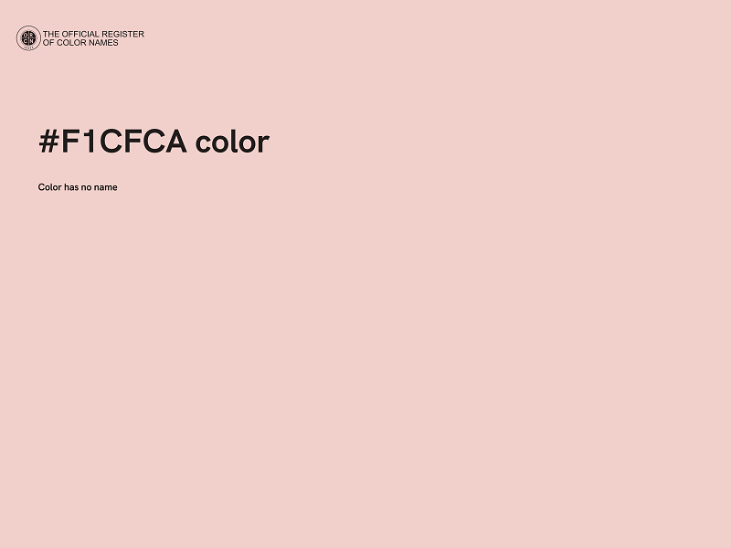 #F1CFCA color image