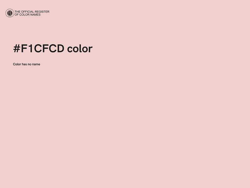 #F1CFCD color image