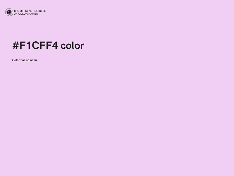 #F1CFF4 color image