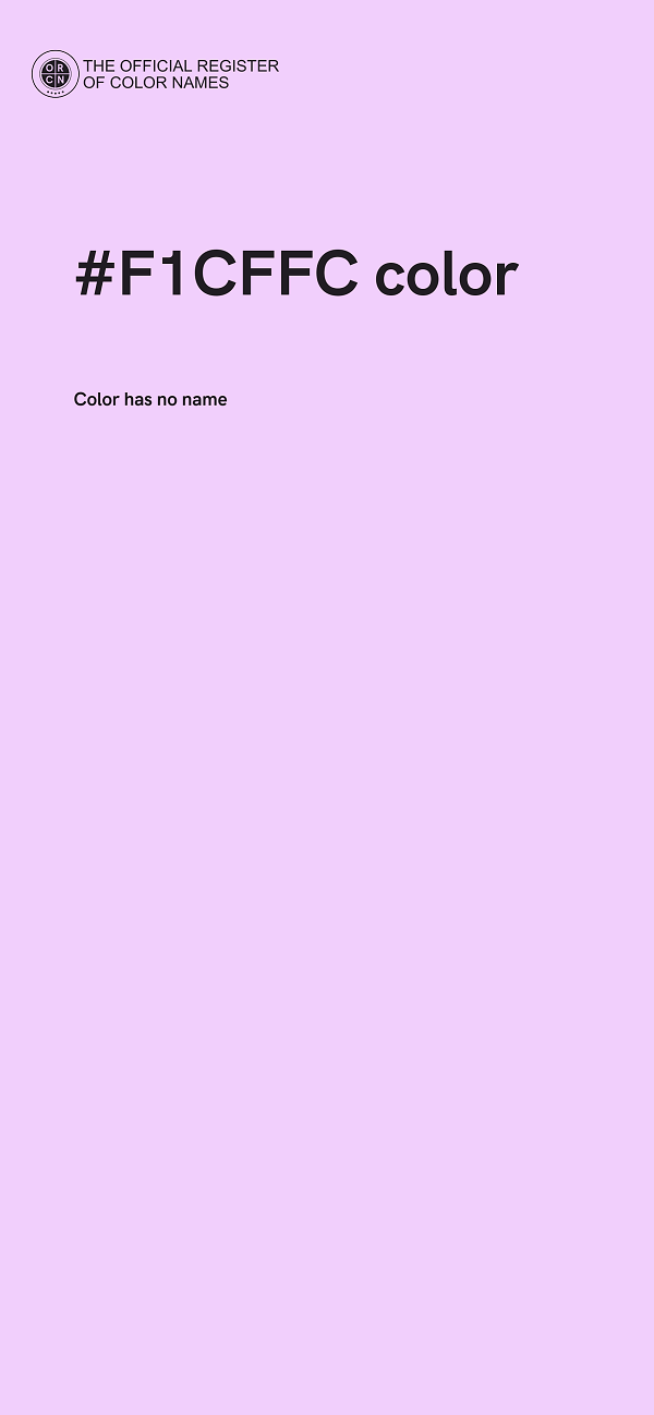 #F1CFFC color image