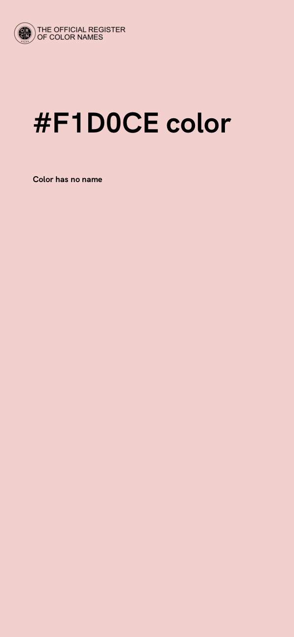 #F1D0CE color image