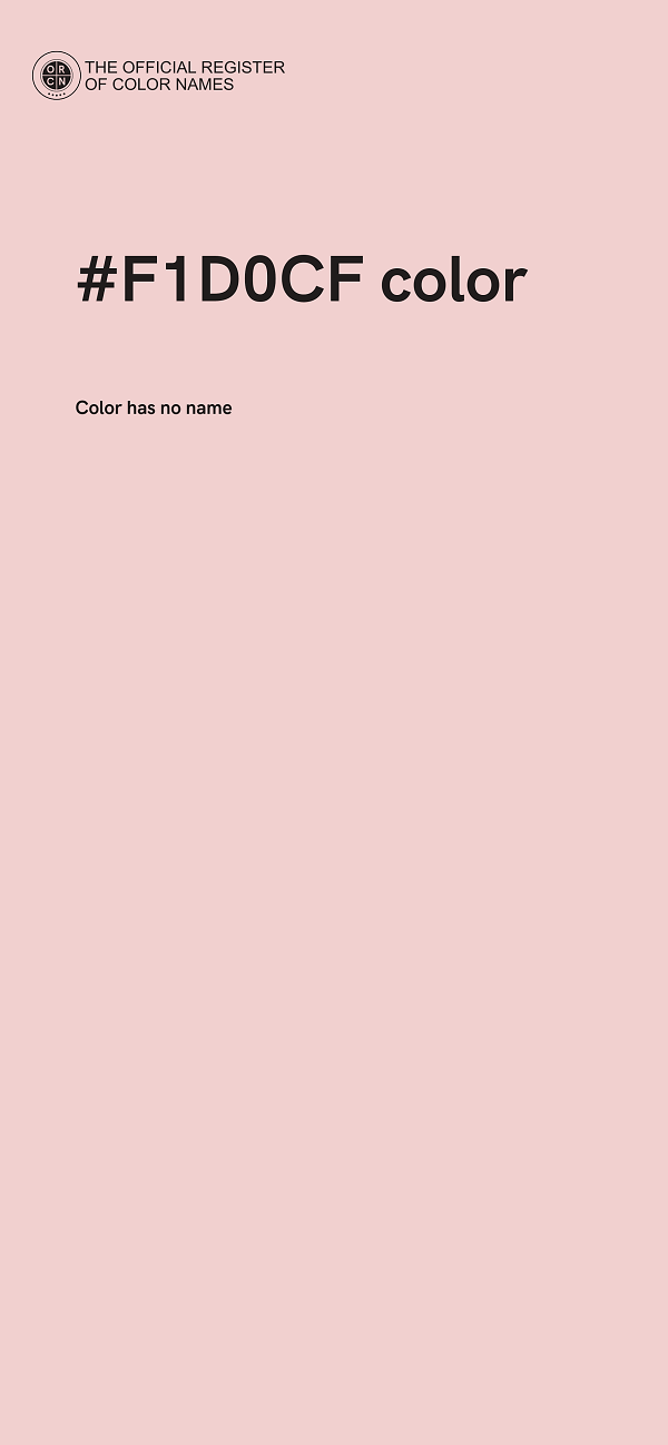 #F1D0CF color image