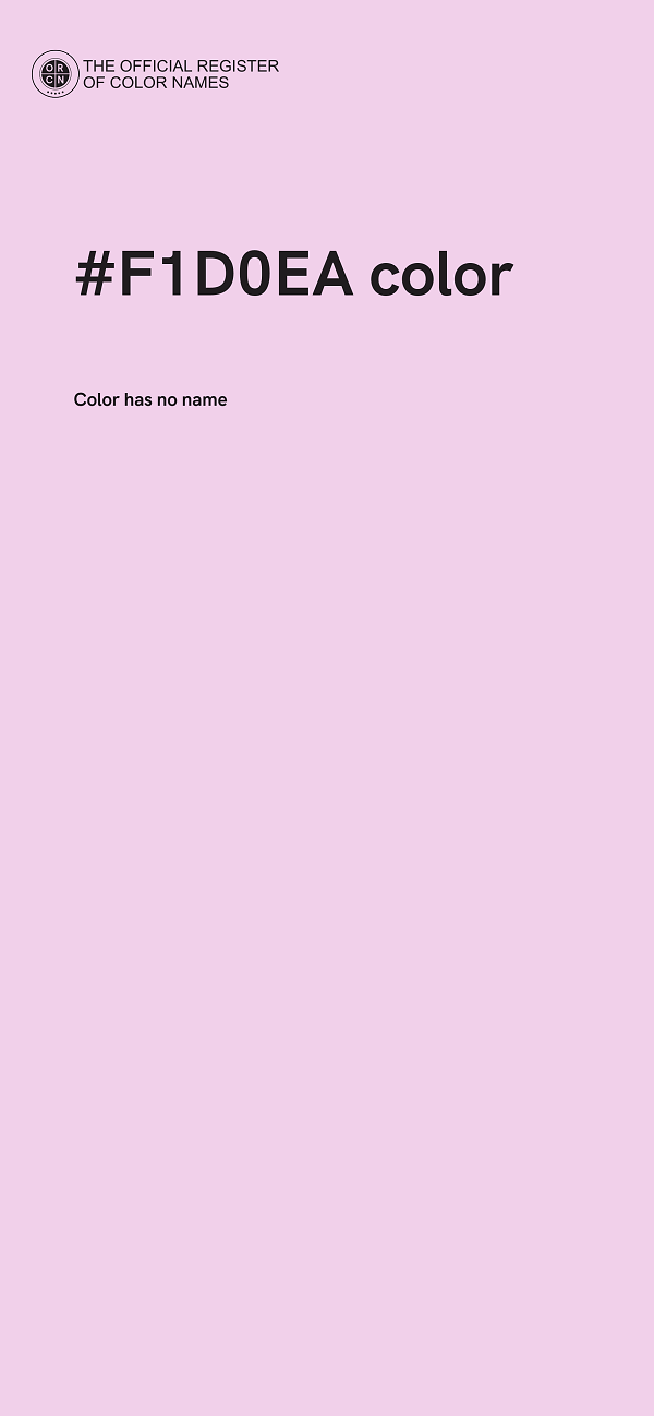 #F1D0EA color image