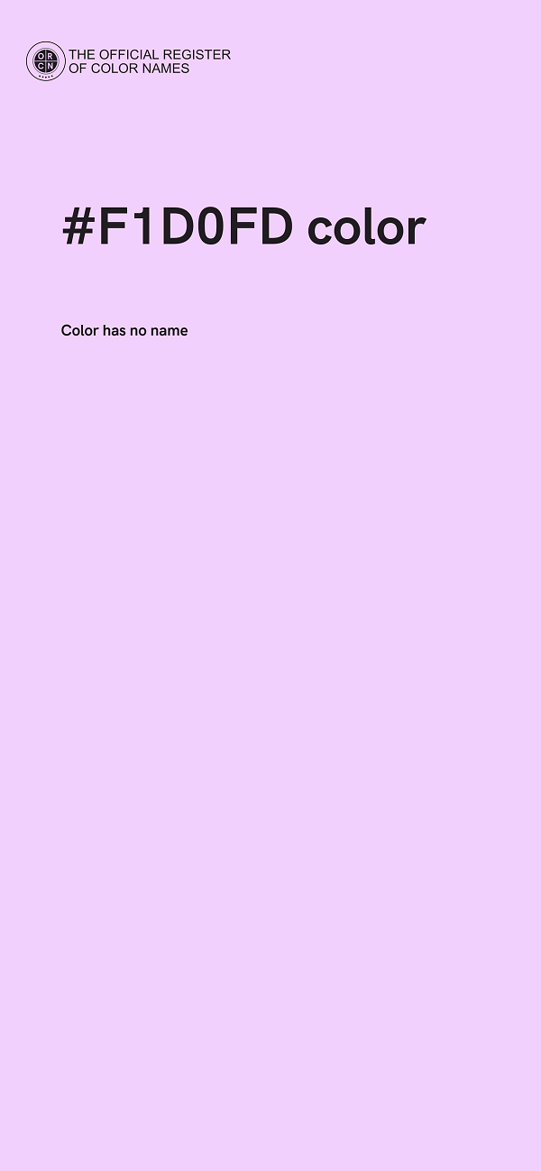 #F1D0FD color image