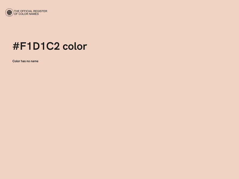 #F1D1C2 color image