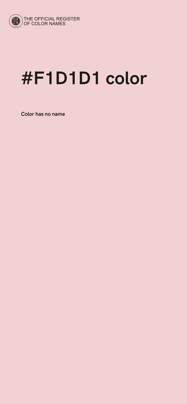 #F1D1D1 color image