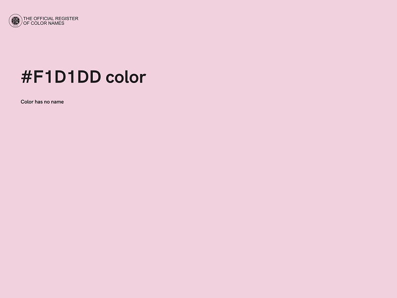 #F1D1DD color image