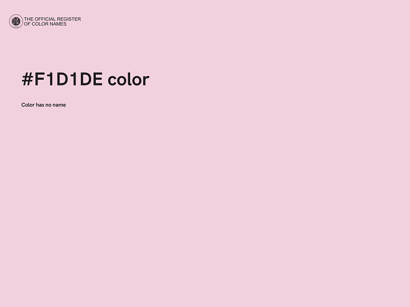 #F1D1DE color image