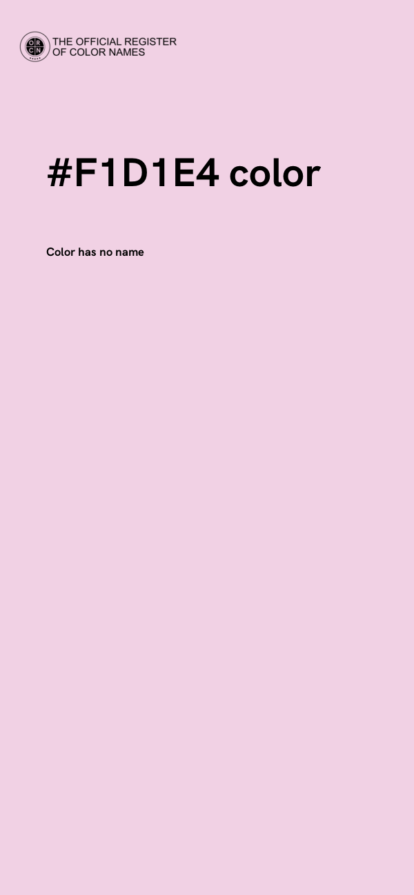 #F1D1E4 color image