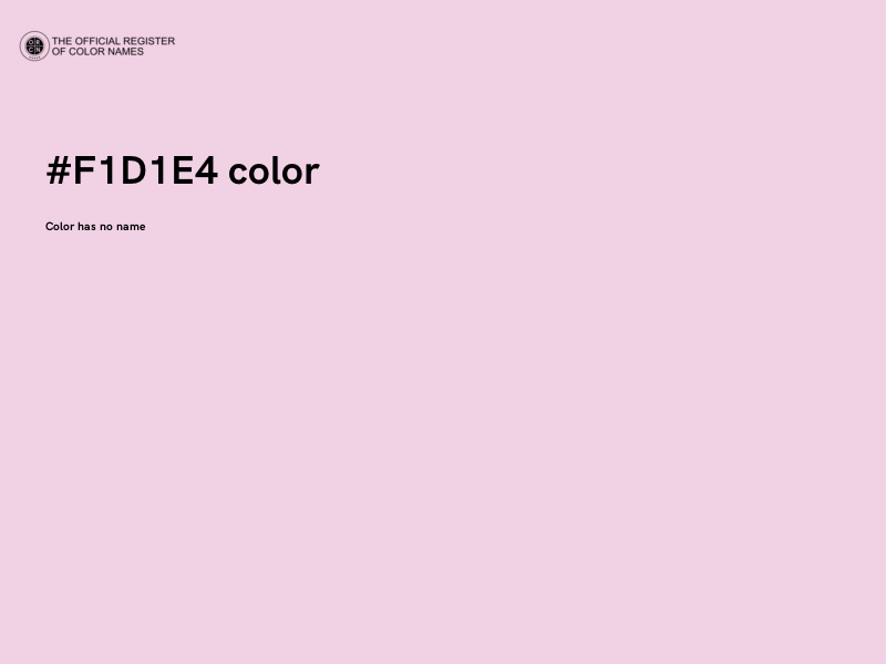 #F1D1E4 color image