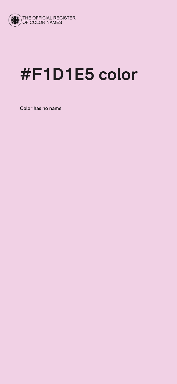 #F1D1E5 color image