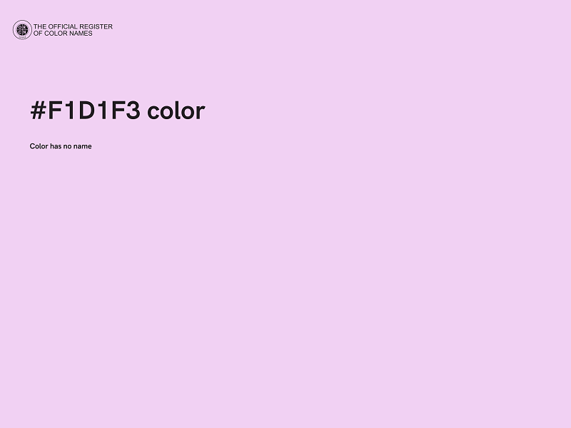 #F1D1F3 color image