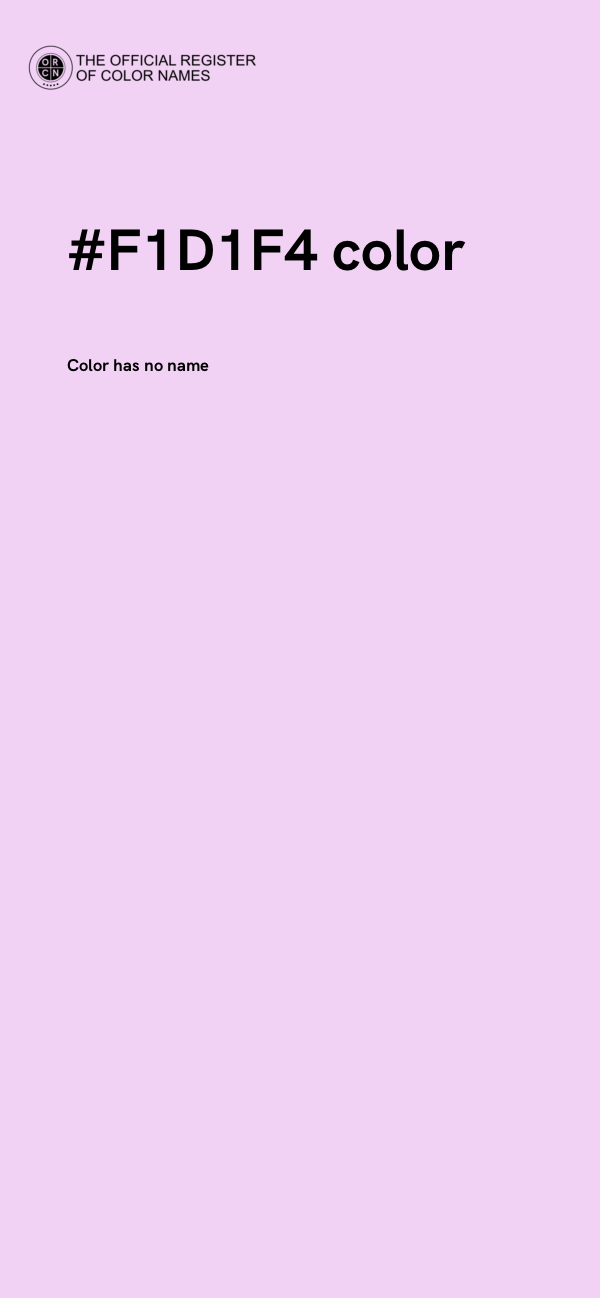 #F1D1F4 color image
