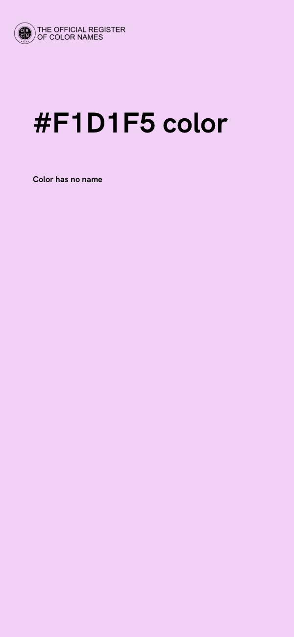 #F1D1F5 color image