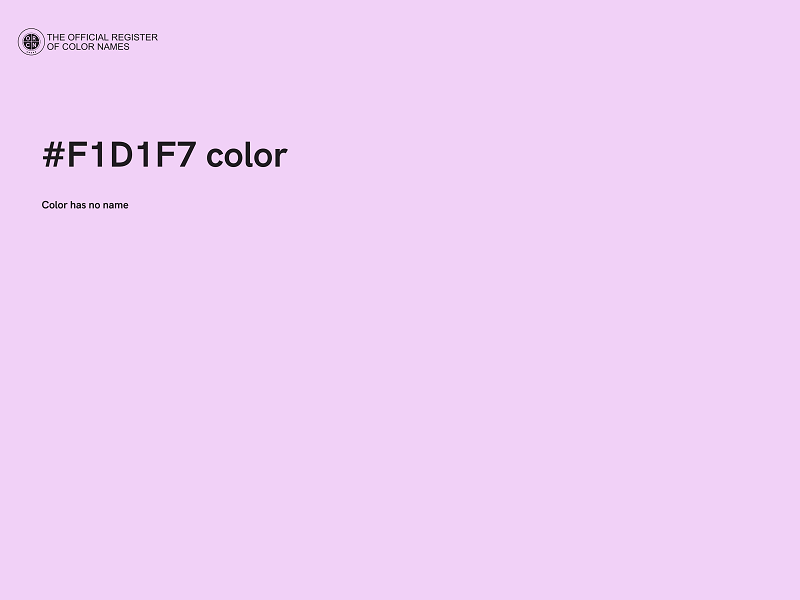 #F1D1F7 color image