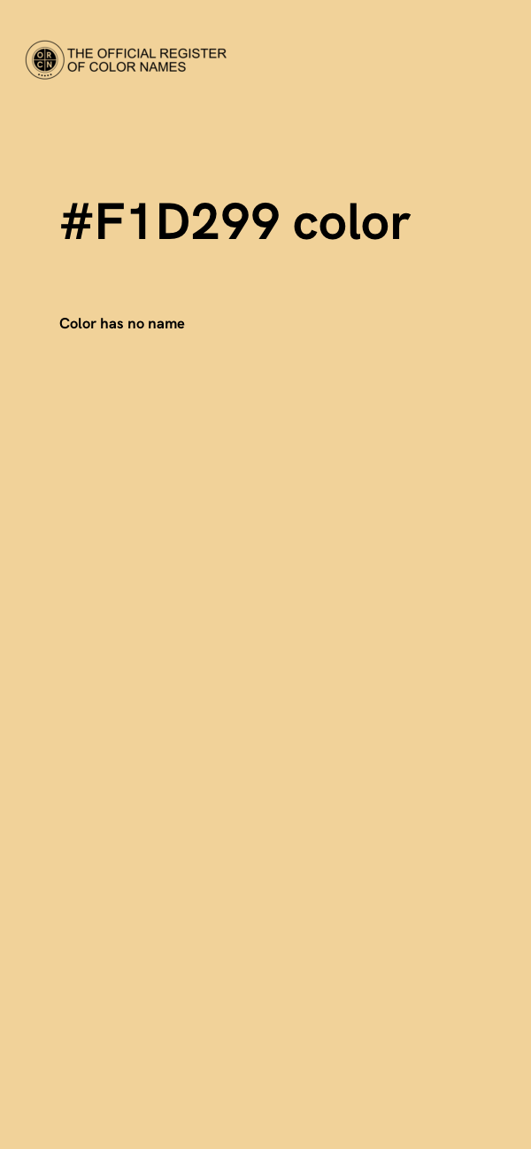 #F1D299 color image