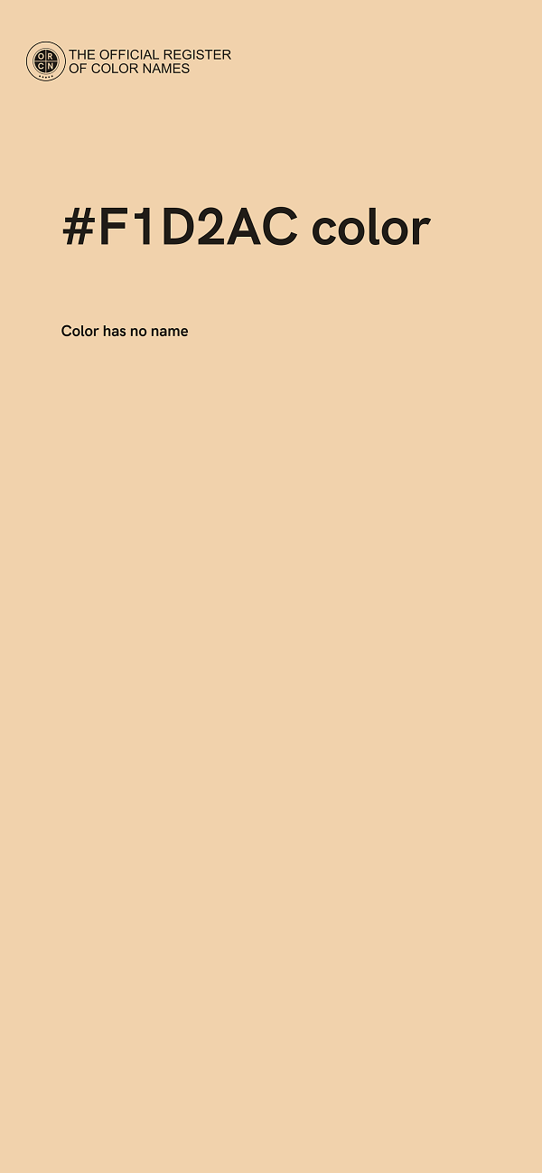 #F1D2AC color image