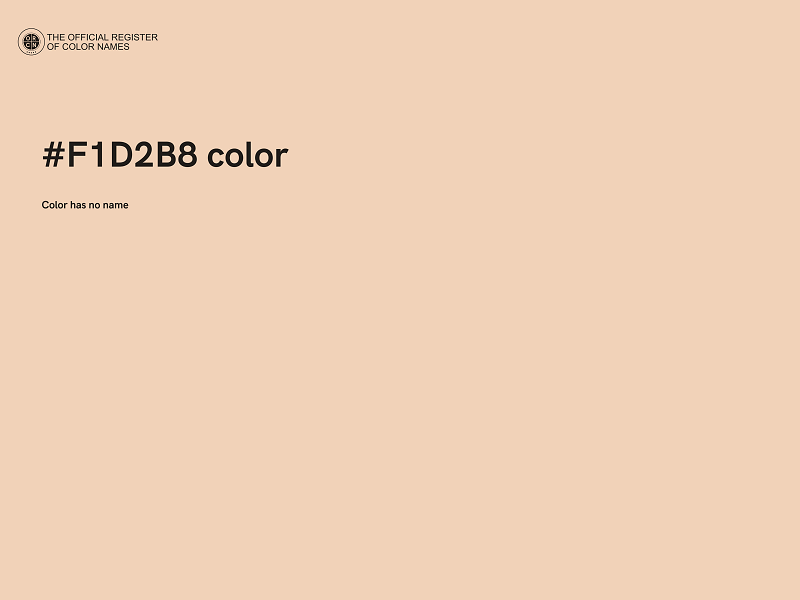 #F1D2B8 color image