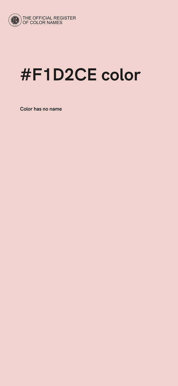 #F1D2CE color image