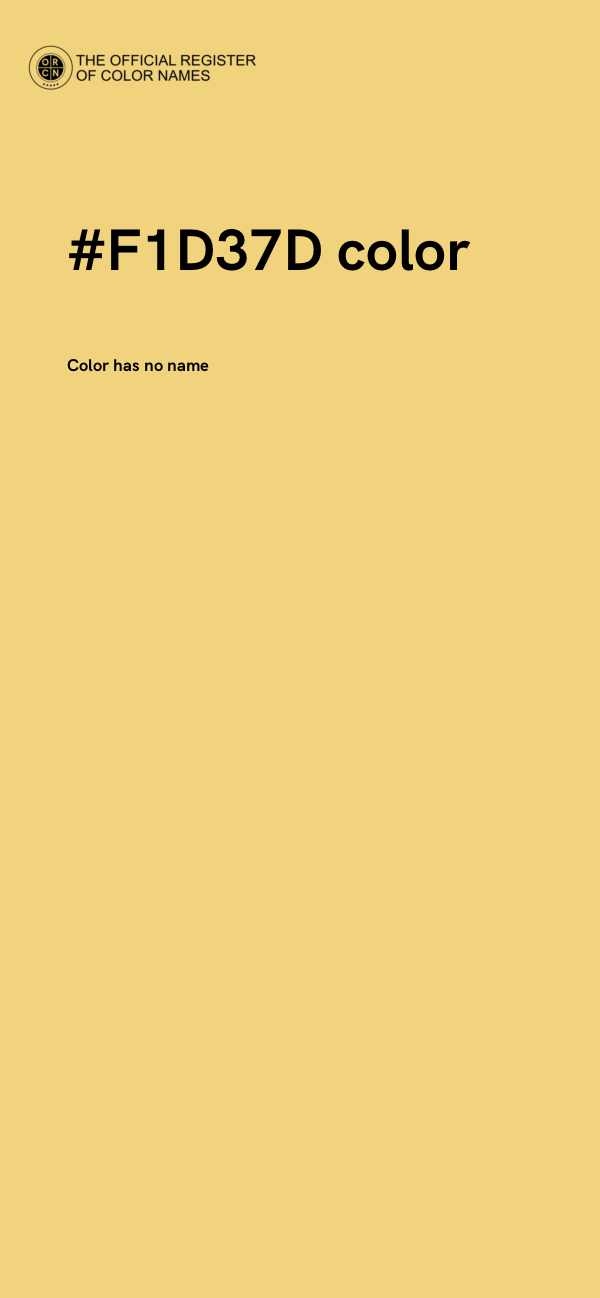 #F1D37D color image