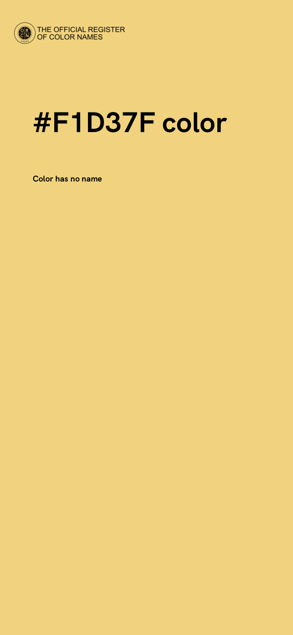 #F1D37F color image