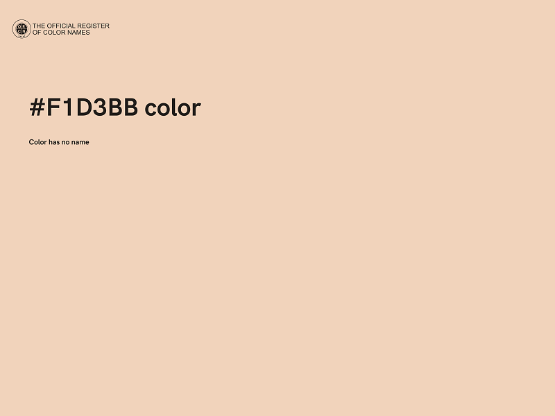 #F1D3BB color image