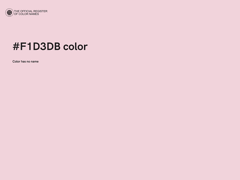 #F1D3DB color image