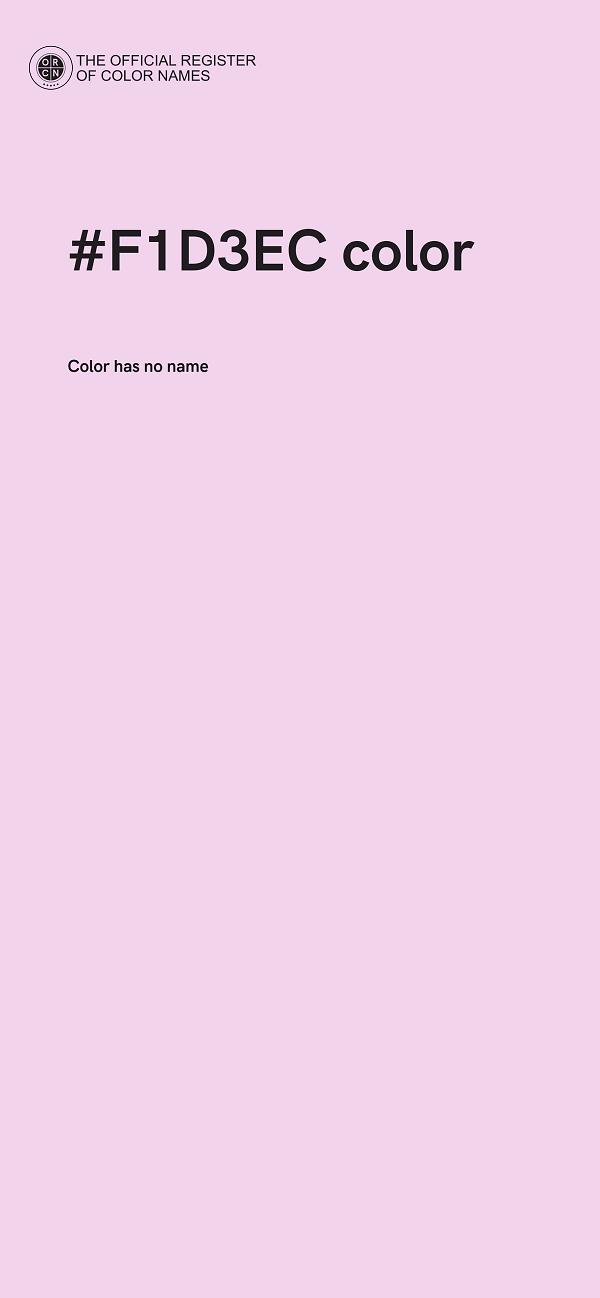 #F1D3EC color image