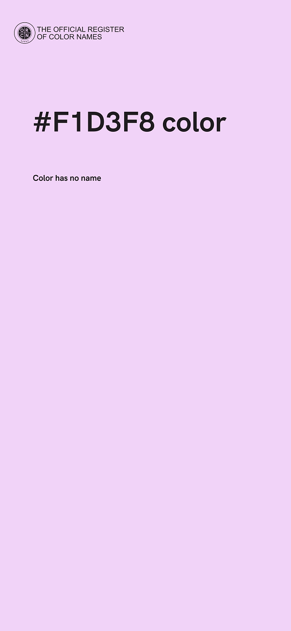 #F1D3F8 color image