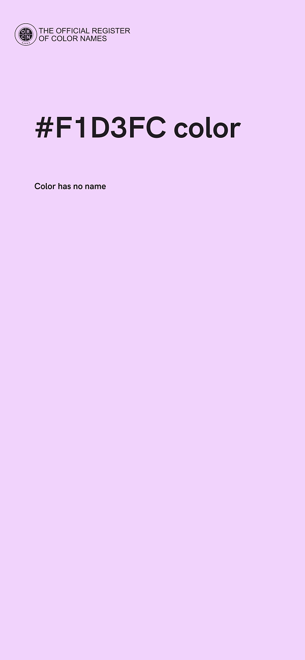 #F1D3FC color image