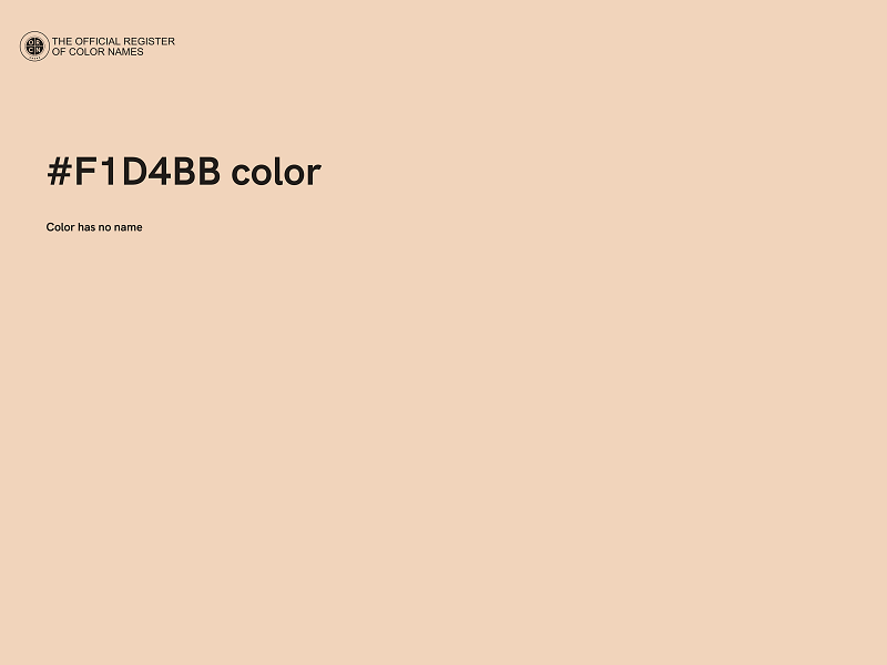 #F1D4BB color image