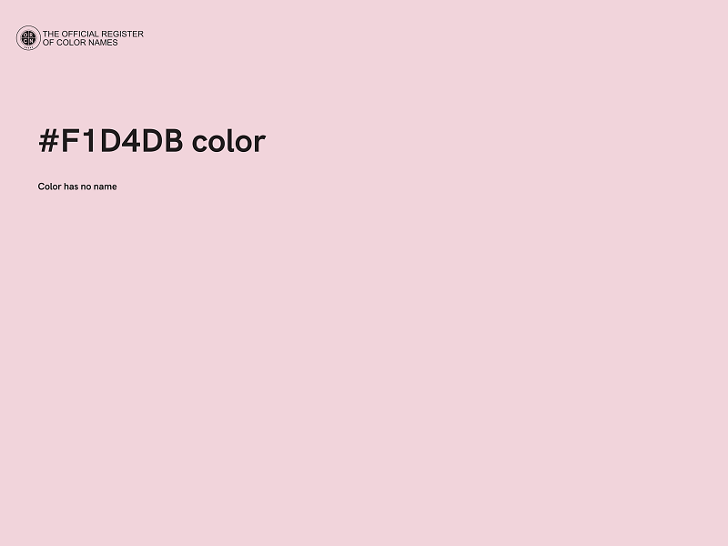 #F1D4DB color image