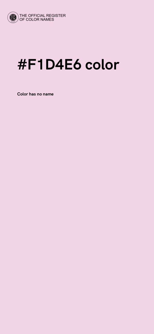 #F1D4E6 color image