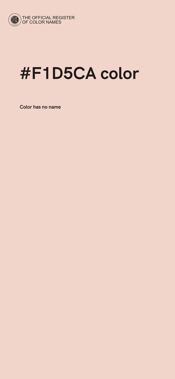 #F1D5CA color image