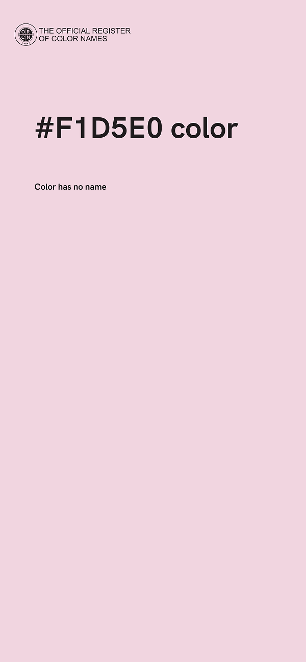 #F1D5E0 color image