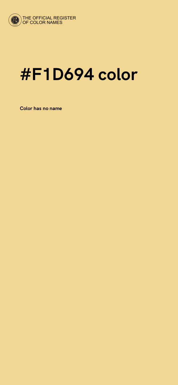 #F1D694 color image