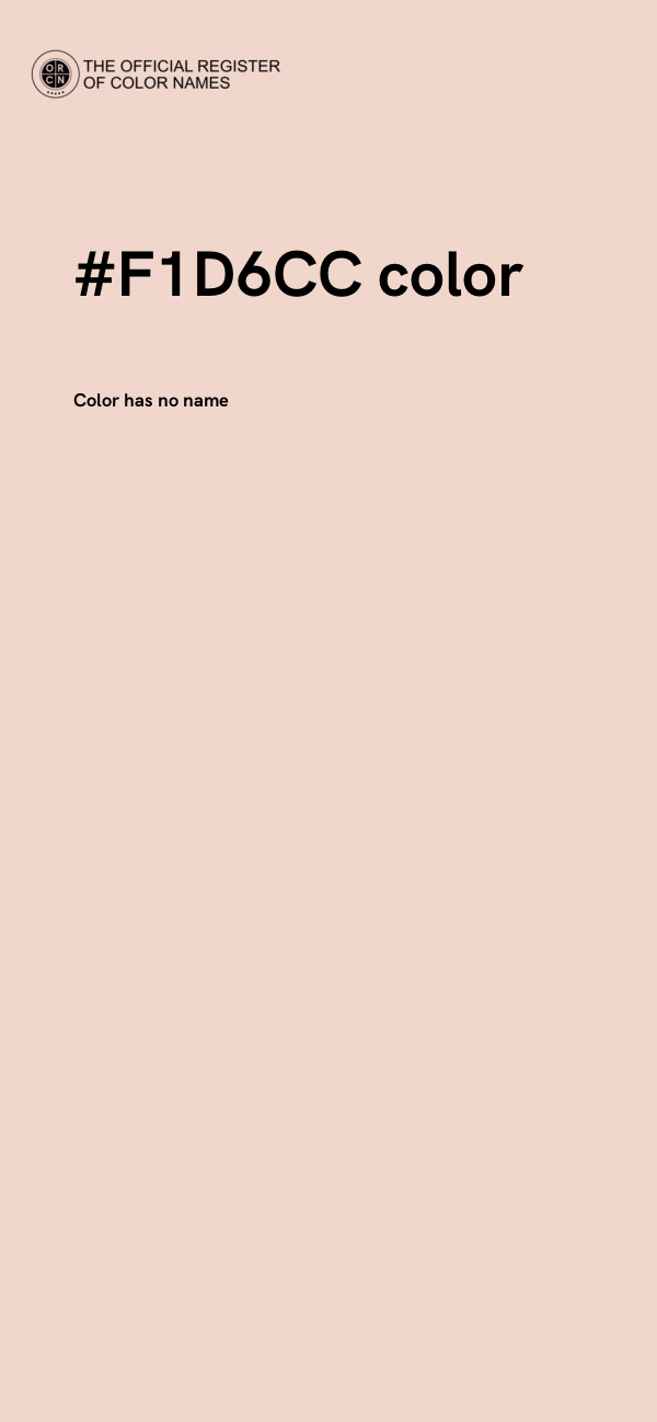 #F1D6CC color image