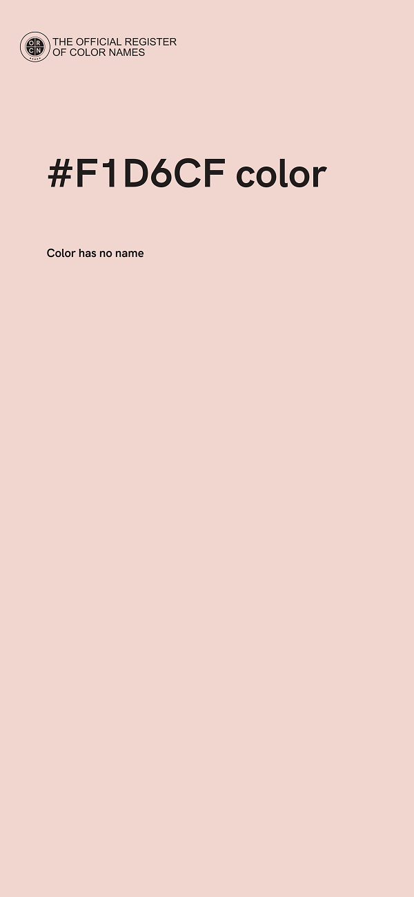 #F1D6CF color image
